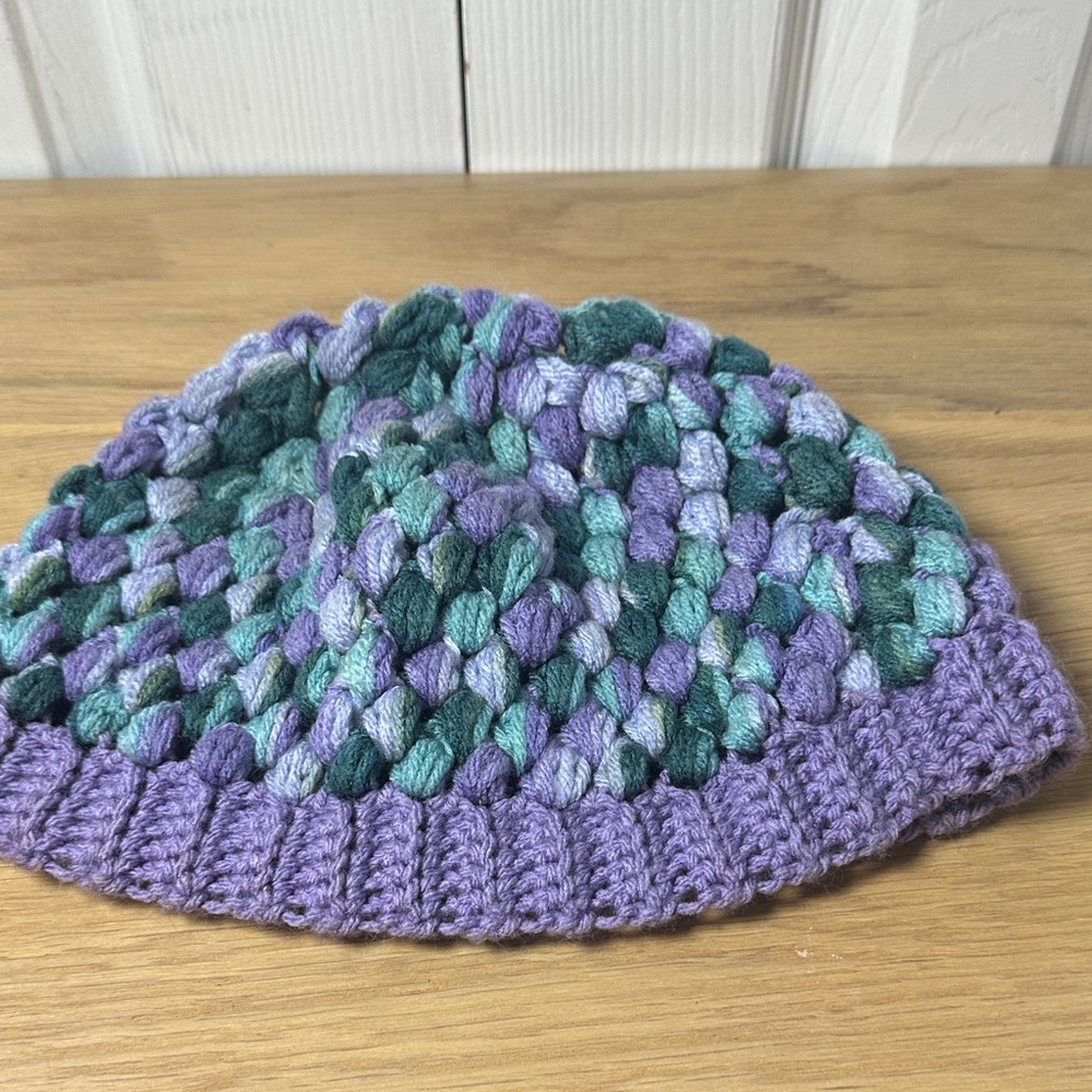 Handmade Multicolor Knit Beanie